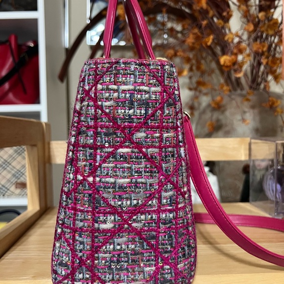 Lady Dior Medium Tweed Bag - Picture 3 of 10